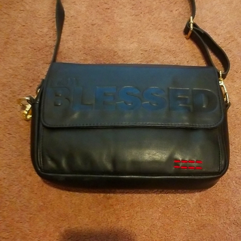 PEACE LOVE WORLD MESSENGER CROSSBODY BAG